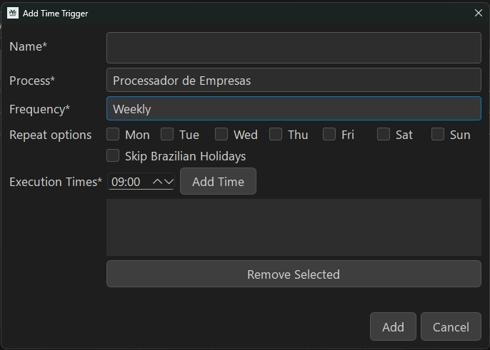Trigger Configuration